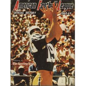 AMERICAN FOOTBALL LEAGUE - OFFICIAL HISTORY 1960-1969