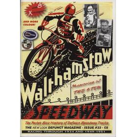 THE POCKET SIZE HISTORY OF DEFUNCT SPEEDWAY TRACKS - WALTHAMSTOW (NO.33)