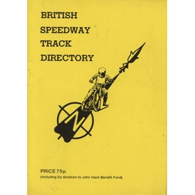 BRITISH SPEEDWAY TRACK DIRECTORY
