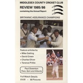 MIDDLESEX COUNTY CRICKET CLUB ANNUAL REVIEW 1985/86