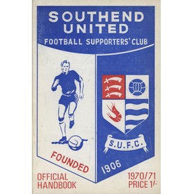 SOUTHEND UNITED FOOTBALL CLUB HANDBOOK 1970-71