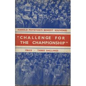 CHALLENGE FOR THE CHAMPIONSHIP - THE HAROLD POYNTON BENEFIT SOUVENIR