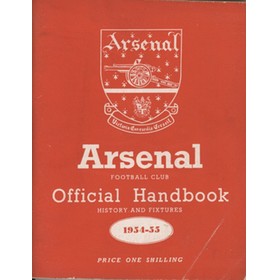 ARSENAL FOOTBALL CLUB 1954-55 OFFICIAL HANDBOOK