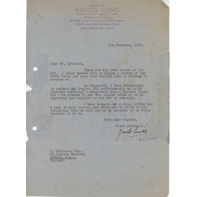JACK SIEDLE (SOUTH AFRICA) 1959 CRICKET LETTER