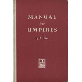 MANUAL FOR UMPIRES (HOCKEY)