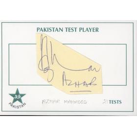 AZHAR MAHMOOD (PAKISTAN) CRICKET AUTOGRAPH