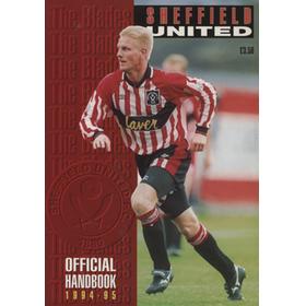 SHEFFIELD UNITED FC 1994-95 OFFICIAL HANDBOOK