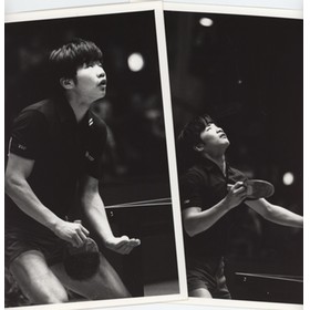 FAN CHANGMAO (CHINA) TABLE TENNIS PHOTOGRAPHS X2