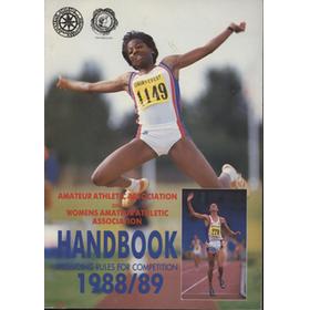 AMATEUR ATHLETIC ASSOCIATION AND WOMENS ATHLETIC ASSOCIATION HANDBOOK 1988/89