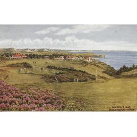 BUDLEIGH SALTERTON GOLF LINKS GOLF POSTCARD