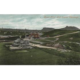 BRAID HILLS GOLF CLUB (EDINBURGH) GOLF POSTCARD