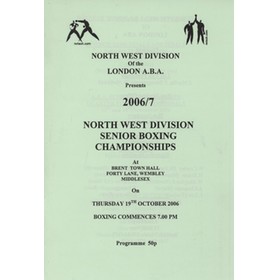 GEORGE GROVES V JAMES DEGALE 2006 BOXING PROGRAMME