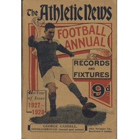 ATHLETIC NEWS FOOTBALL ANNUAL 1927-28