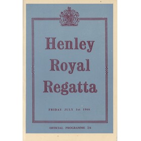 HENLEY ROYAL REGATTA 1966 OFFICIAL PROGRAMME