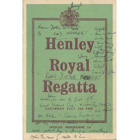 HENLEY ROYAL REGATTA 1966 OFFICIAL PROGRAMME