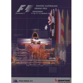 AUSTRALIAN GRAND PRIX 2000 MOTOR RACING PROGRAMME