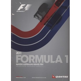 AUSTRALIAN GRAND PRIX 2011 MOTOR RACING PROGRAMME