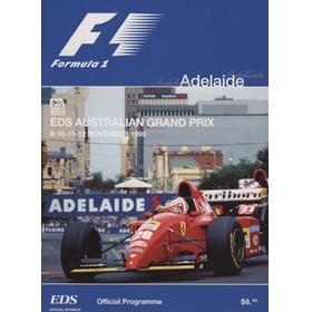 AUSTRALIAN GRAND PRIX 1995 MOTOR RACING PROGRAMME