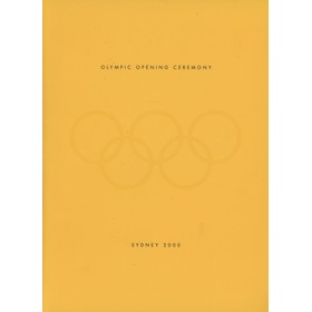 SYDNEY OLYMPICS 2000 - OPENING CEREMONY OFFICIAL PROGRAMME