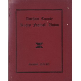 DURHAM COUNTY RUGBY FOOTBALL UNION HANDBOOK 1959-60