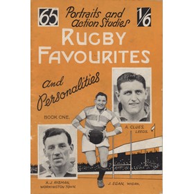 RUGBY FAVOURITES AND PERSONALITIES BOOK ONE