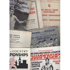 ENGLISH CROSS-COUNTRY CHAMPIONSHIPS 1953-93  ATHLETICS PROGRAMMES (X7)