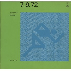 MUNICH OLYMPICS 1972 ATHLETICS PROGRAMME