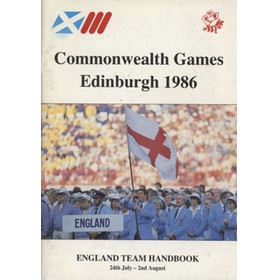 COMMONWEALTH GAMES EDINBURGH 1986 - ENGLAND TEAM HANDBOOK