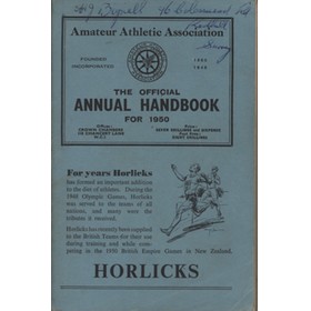 AMATEUR ATHLETIC ASSOCIATION HANDBOOK 1950