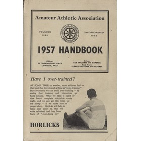 AMATEUR ATHLETIC ASSOCIATION HANDBOOK 1957