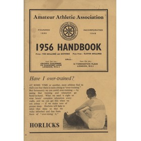 AMATEUR ATHLETIC ASSOCIATION HANDBOOK 1956