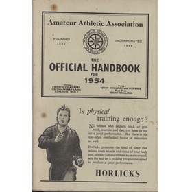 AMATEUR ATHLETIC ASSOCIATION HANDBOOK 1954