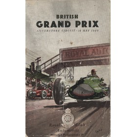 BRITISH GRAND PRIX 1949 OFFICIAL MOTOR RACING PROGRAMME