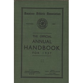 AMATEUR ATHLETIC ASSOCIATION HANDBOOK 1937