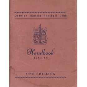 DULWICH HAMLET FOOTBALL CLUB HANDBOOK 1964-65