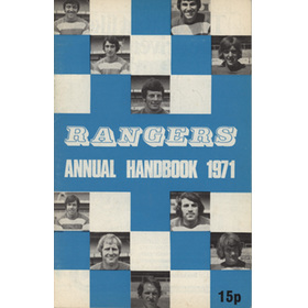 RANGERS ANNUAL HANDBOOK 1971