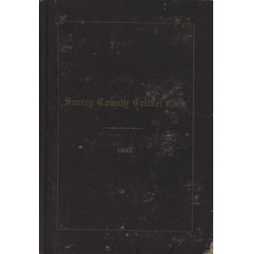 SURREY COUNTY CRICKET CLUB 1893 [HANDBOOK]