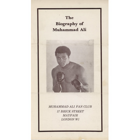 THE BIOGRAPHY OF MUHAMMAD ALI