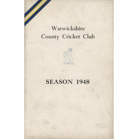 WARWICKSHIRE COUNTY CRICKET CLUB ANNUAL REPORT 1948