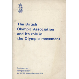 THE BRITISH OLYMPIC ASSOCIATION AND ITS ROLE IN THE OLYMPIC MOVEMENT