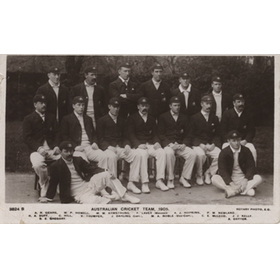 AUSTRALIAN CRICKET TEAM 1905 POSTCARD