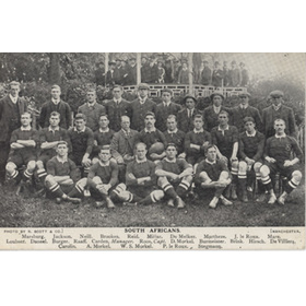 SOUTH AFRICA 1906 RUGBY UNION POSTCARD
