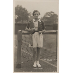 HELEN HULL JACOBS (USA) TENNIS POSTCARD