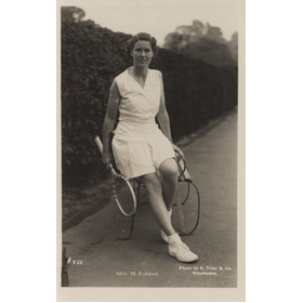 SARAH PALFREY COOKE (USA) TENNIS POSTCARD