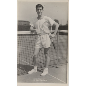 KEN ROSEWALL (AUSTRALIA) TENNIS POSTCARD