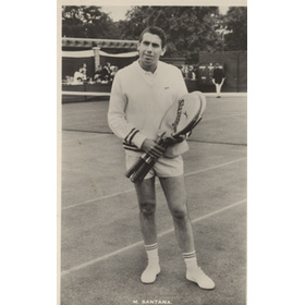 MANUEL SANTANA (SPAIN) TENNIS POSTCARD