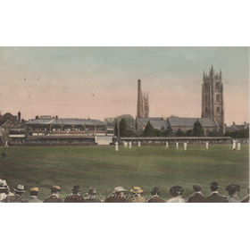 SOMERSET COUNTY CRICKET GROUND (TAUNTON) 1906 POSTCARD