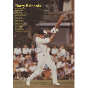 BARRY RICHARDS (HAMPSHIRE) 1977 SIGNED CRICKET BENEFIT BROCHURE