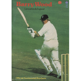 BARRY WOOD (LANCASHIRE) 1979 CRICKET BENEFIT BROCHURE