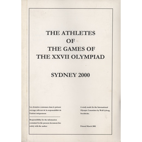 THE ATHLETES OF THE GAMES OF THE XXVIII OLYMPIAD - SYDNEY 2000